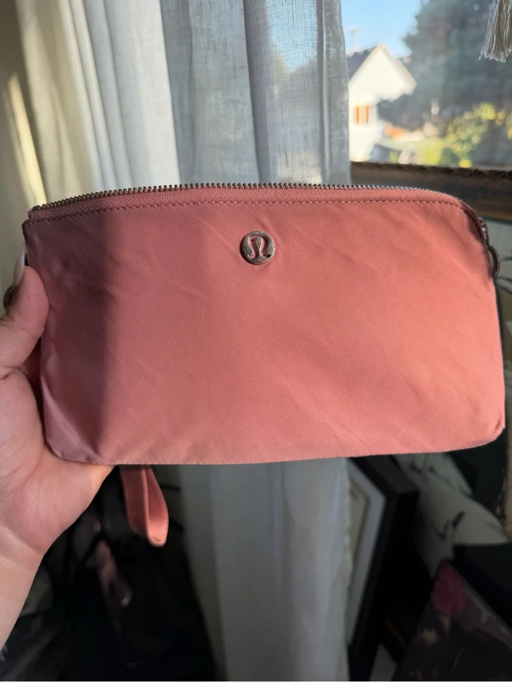 lululemon athletica Dusty Pink Wristlet Pouch